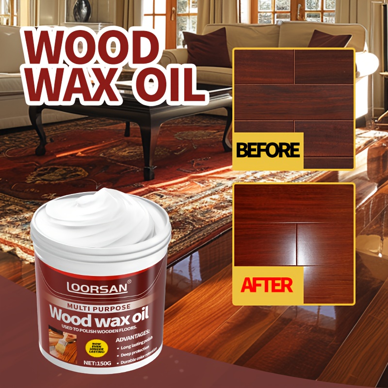 

Loorsan Furniture & Floor Oil - 5.07oz | Oil & Natural Beeswax Polish Cream | Restores & Protects | Moisturizes For A Shine | Ideal For Types, Floor Wax For Wood Floors