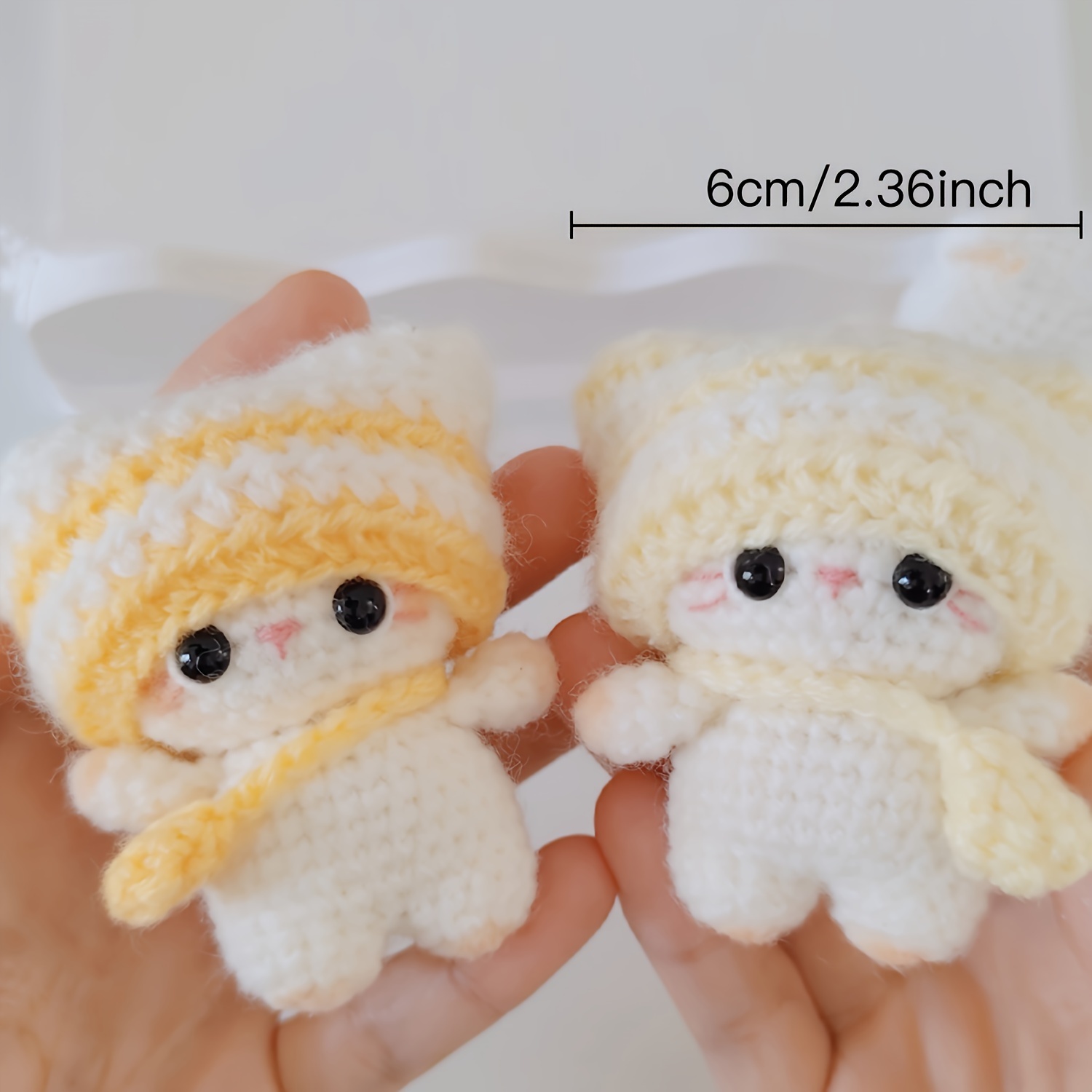 

2pcs Vioiv Kit For Beginners, Amigurumi Cat Hat Pattern, Diy Set, Supplies , , , Instructions & , For , -ready Package,