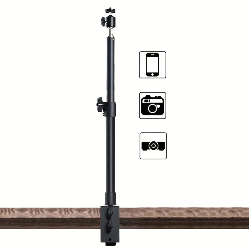 Desktop Stand Dslr Camera Light Bracket, Photography Light Suspension Bracket, With Ball Head, Suitable For Shooting Video Rings And Shape Lights, Fill Light