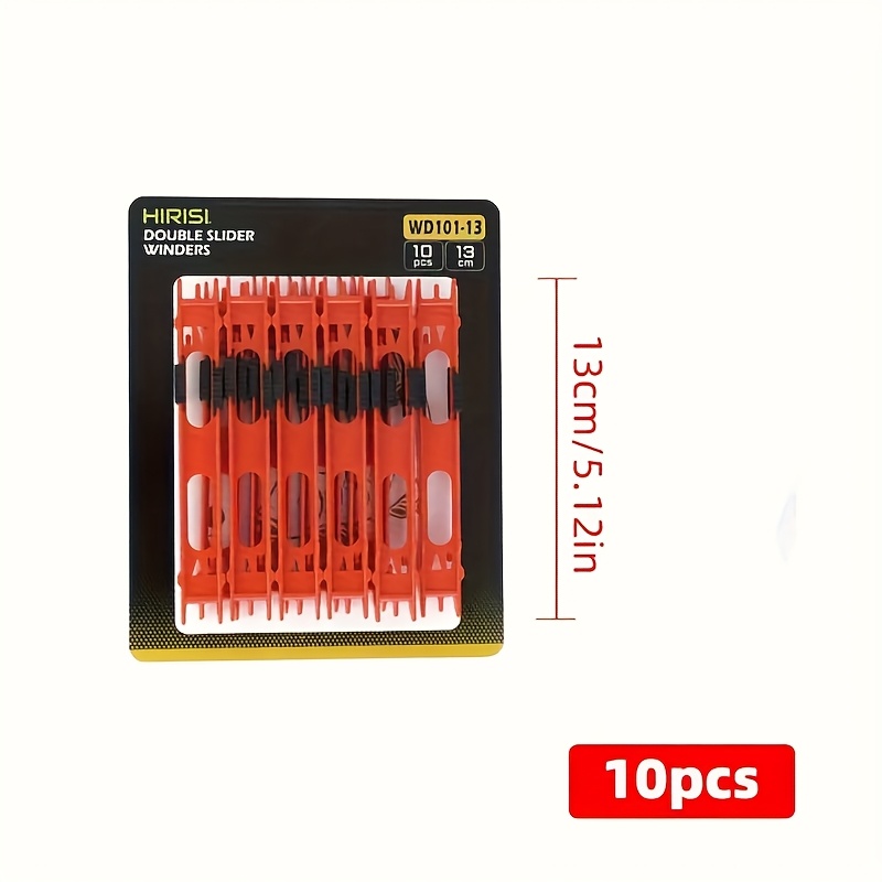 TEMU 10pcs Fishing Line Spooler Plastic Line Winder Fishing Line Additions Drill Winder