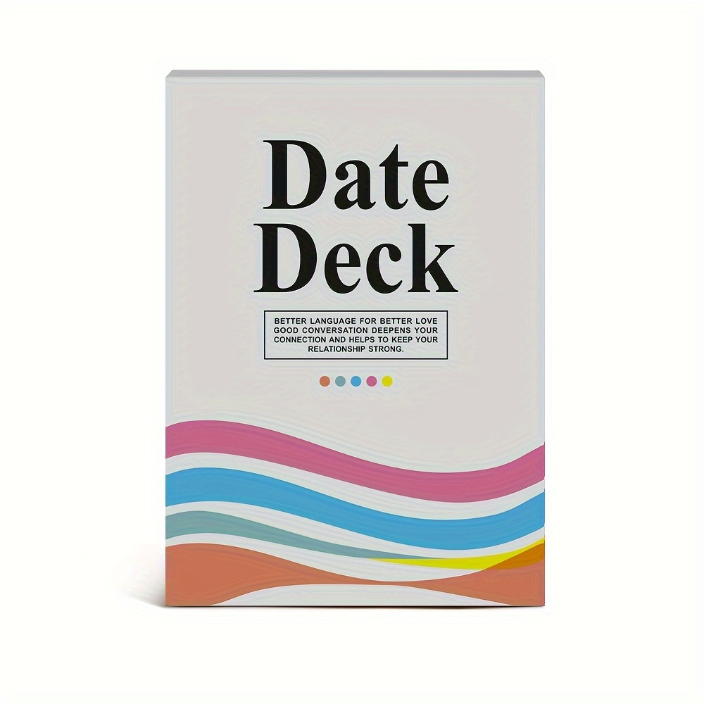 

1pc, Dating Card Game For Couples, Suggesting Intimacy, Date Night, Valentine's Day, Christmas Gift | Size:3.54in X 2.56in | 52 Cards |