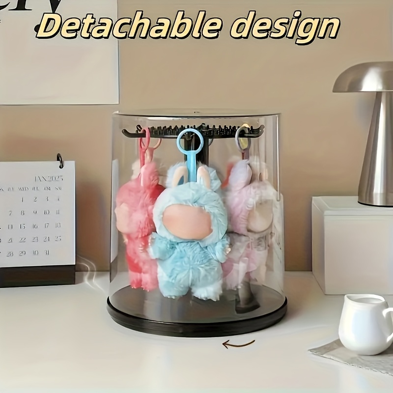 Cubierta Protectora De Acrílico Transparente Para Figura Labubu Have A Sit – Vitrina Mini Antipolvo Y Antigolpes