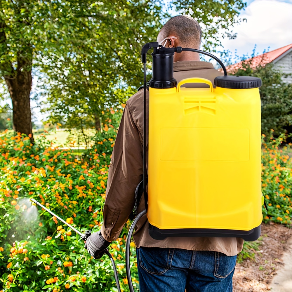 

Pulvérisateur à Pression 16L, Pulvérisateur Manuel avec Réglable, 46.8 x 33 x 17.5cm, Pulvérisateur de Jardin - Pulvérisateur à Dos, Tube Unique, 2 Buses, pour Herbicides, Insecticides