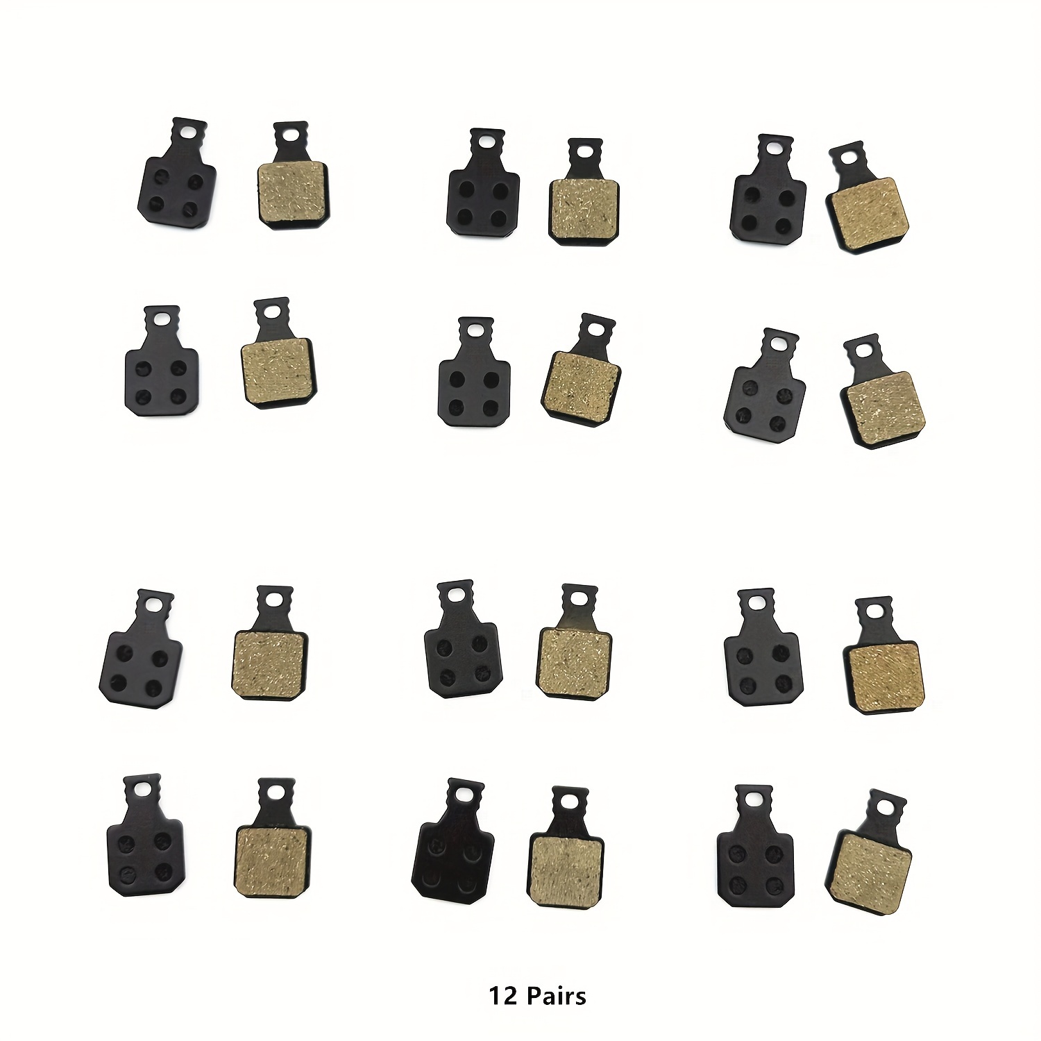 2/4/8/12 Pairs, Mountain Bike Resin Brake Pads, Suitable For .p 8.r 8.s 8.1 Mt5 Mt5e Mt7 Trail, , Cycling Parts, Outdoor Riding Replacement