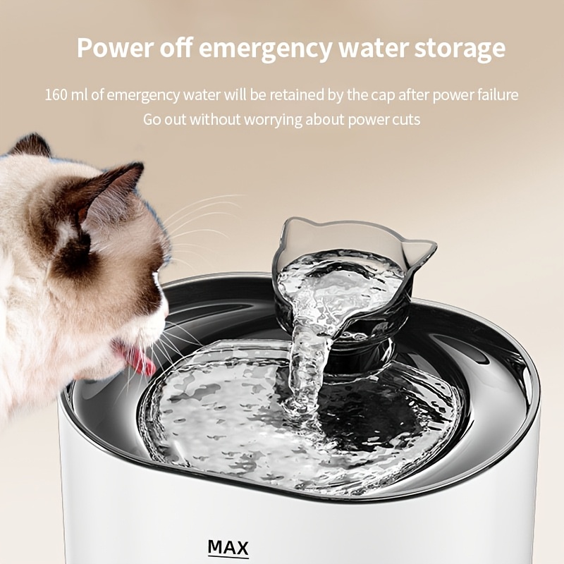 Indoor Automatic Cat Water Fountain, 74.39oz Capacity