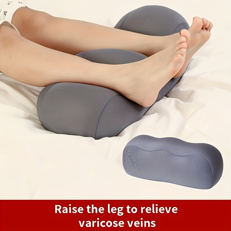 Coussin orthopédique de jambe de genou de coussin de mousse de mémoire de  corps de grossesse pour le soulagement ou la taie d'oreiller de sciatique  de dormeur latéral (WHITE)