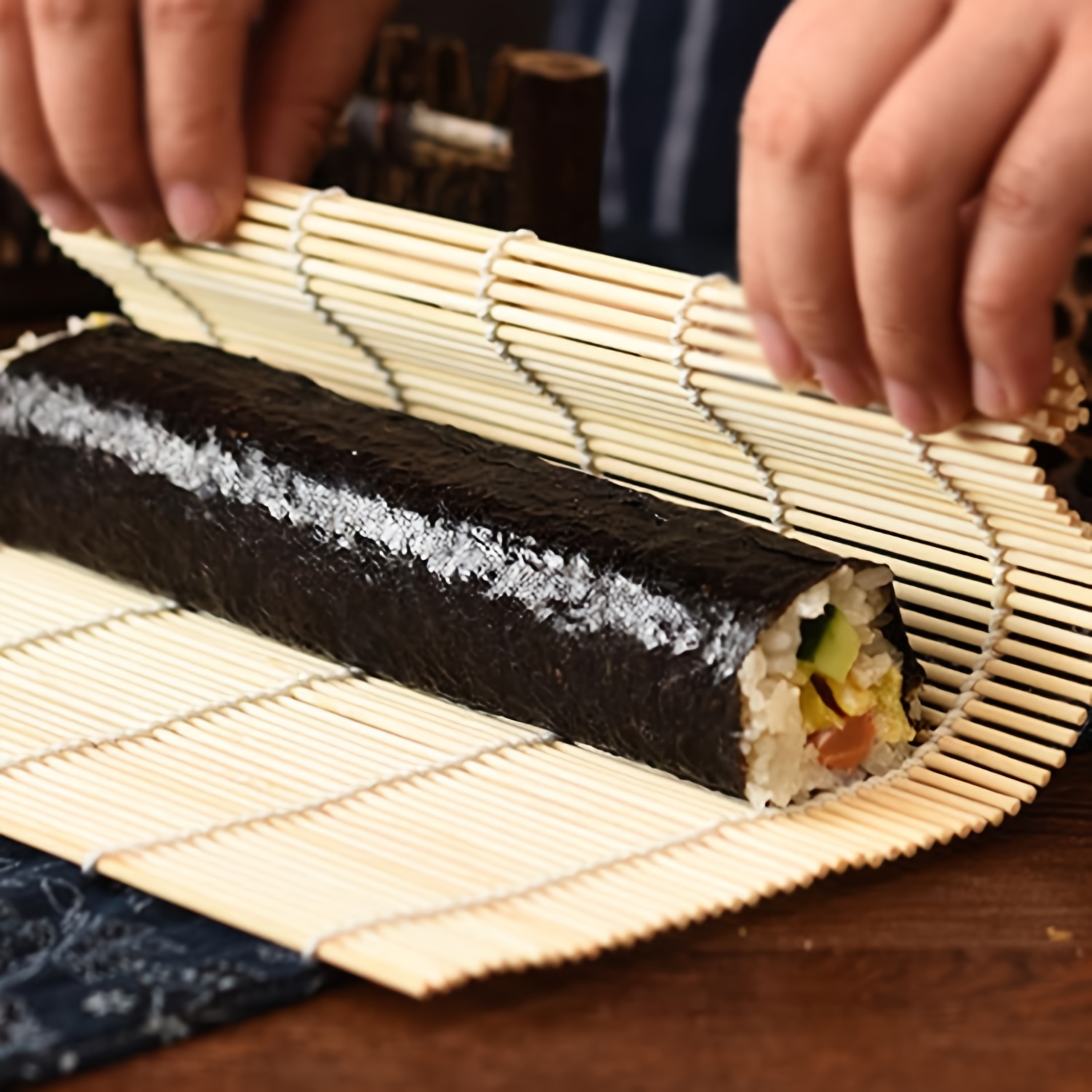 Sushi Set Sushi Mat Bamboo Sushi Making Kit 2 Sushi Roller - Temu