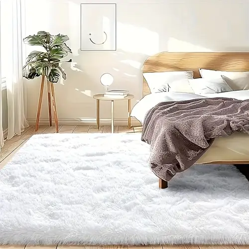 1pc of ultra soft and thick fluffy living room carpet non slip soft comfortable fashionable high end in sizes and colors used for bedroom dining room living room and office decoration home decoration