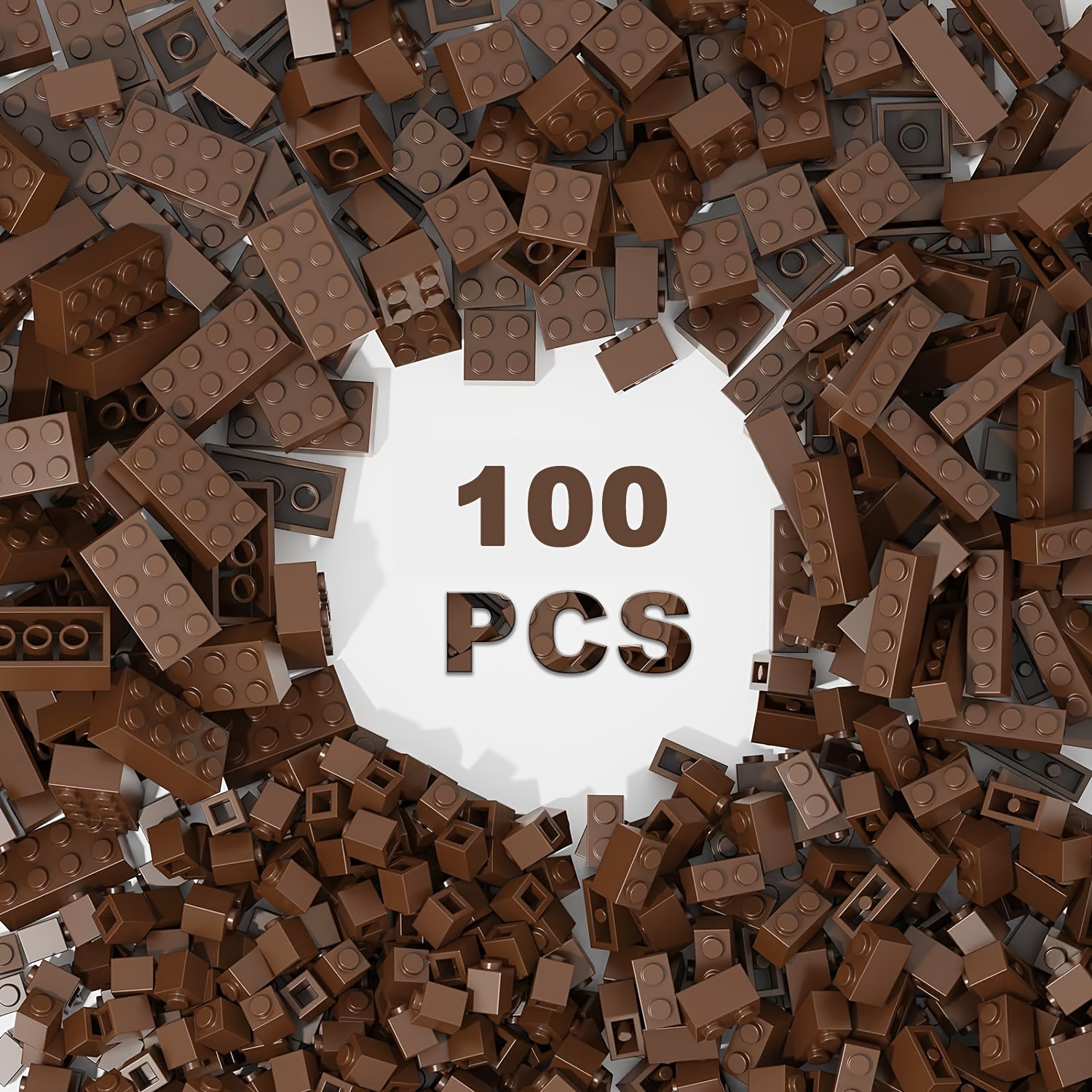 100pcs Building Bricks Set Educational Toy Blocks for Kids Ages 6