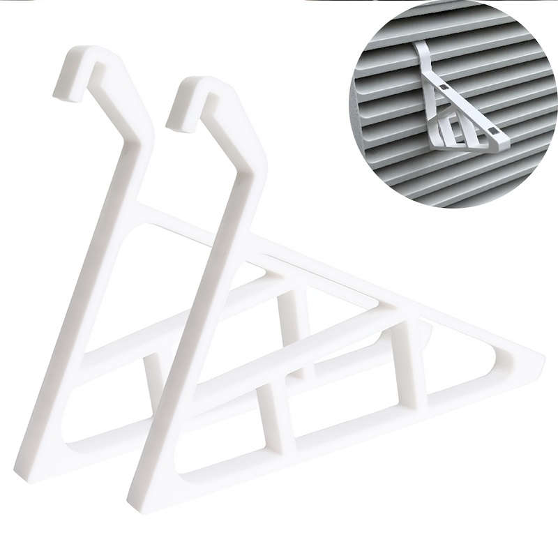 2pcs Rv Refrigerator Grille Brackets, Made Of Durable Plastic Material, Without Drilling Holes, Suitable For Adria Bed Frame Brackets And Ventilation Grille Fixing Brackets, Without Battery