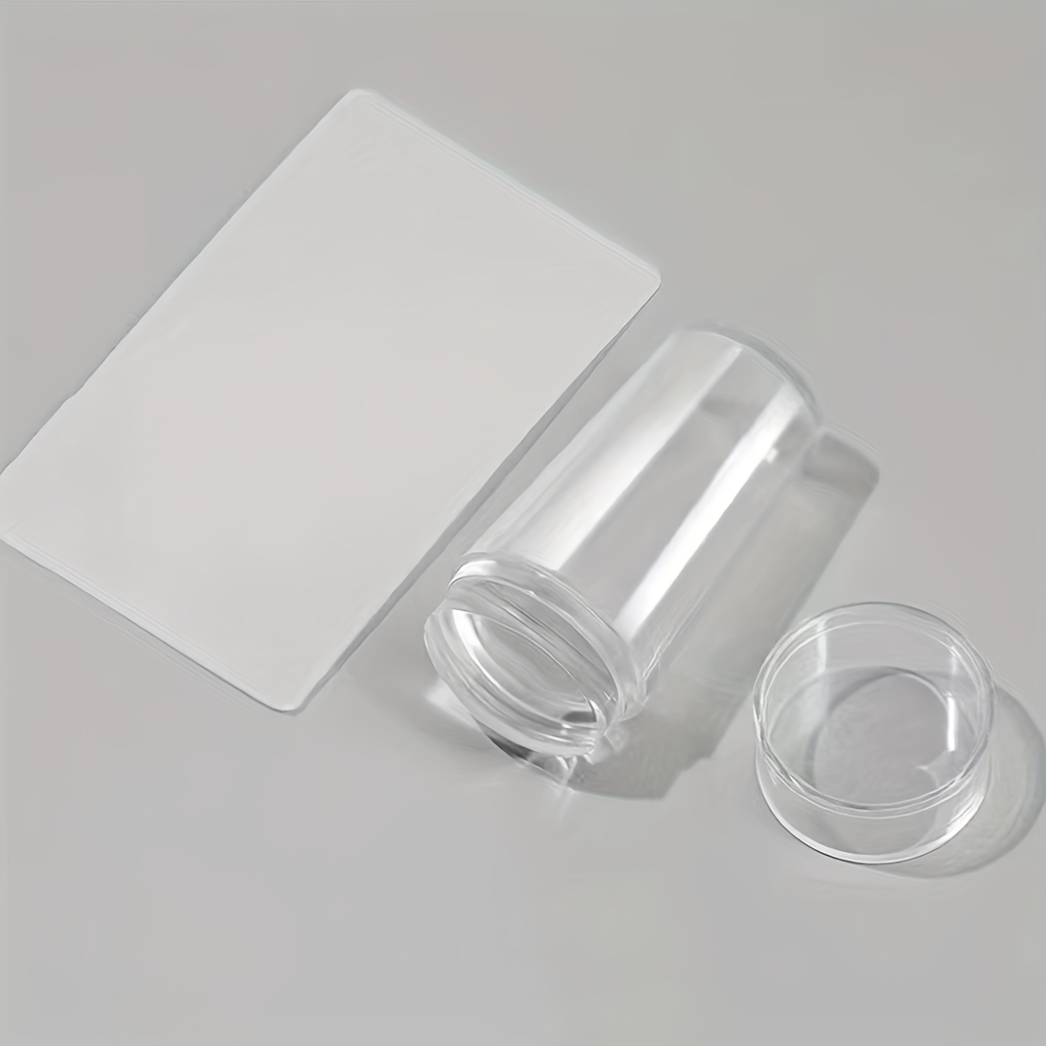 Transparent Nail Kit, For Nail Plate Stamping, Includes Nail Polish, Stamp, Scraper, And Nail Stamping Plate.
