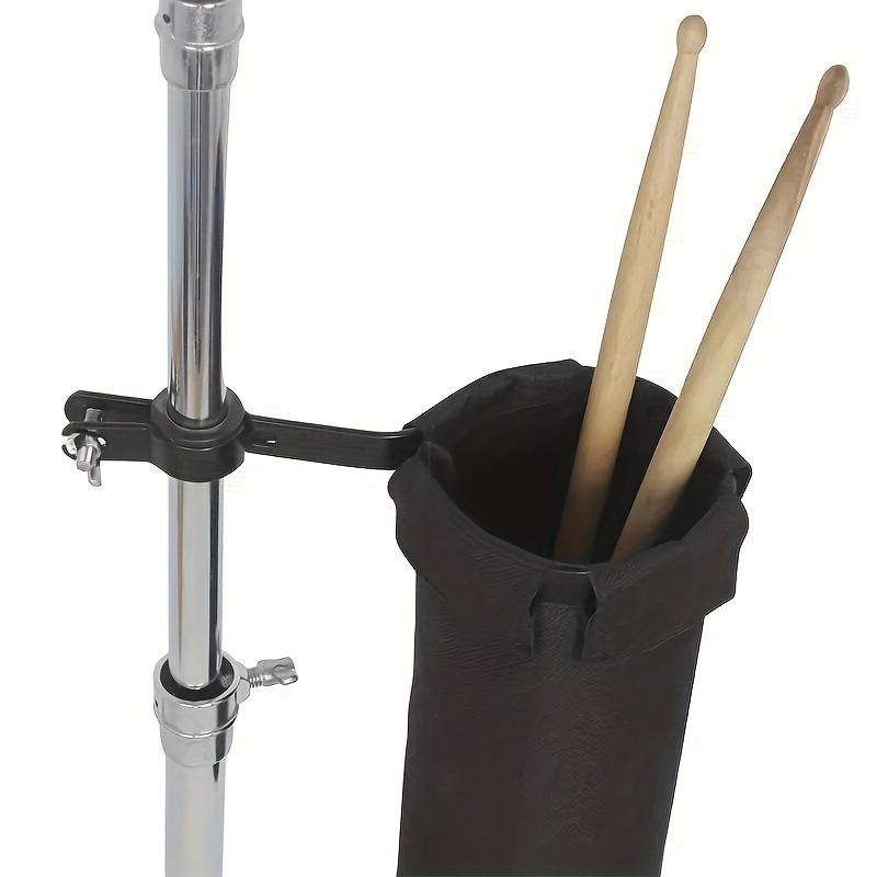 

Portable Drumstick Stand With Steel Support - Waterproof And Wear-resistant Oxford Cloth Bag, Easily Access Your Drumming Essentials