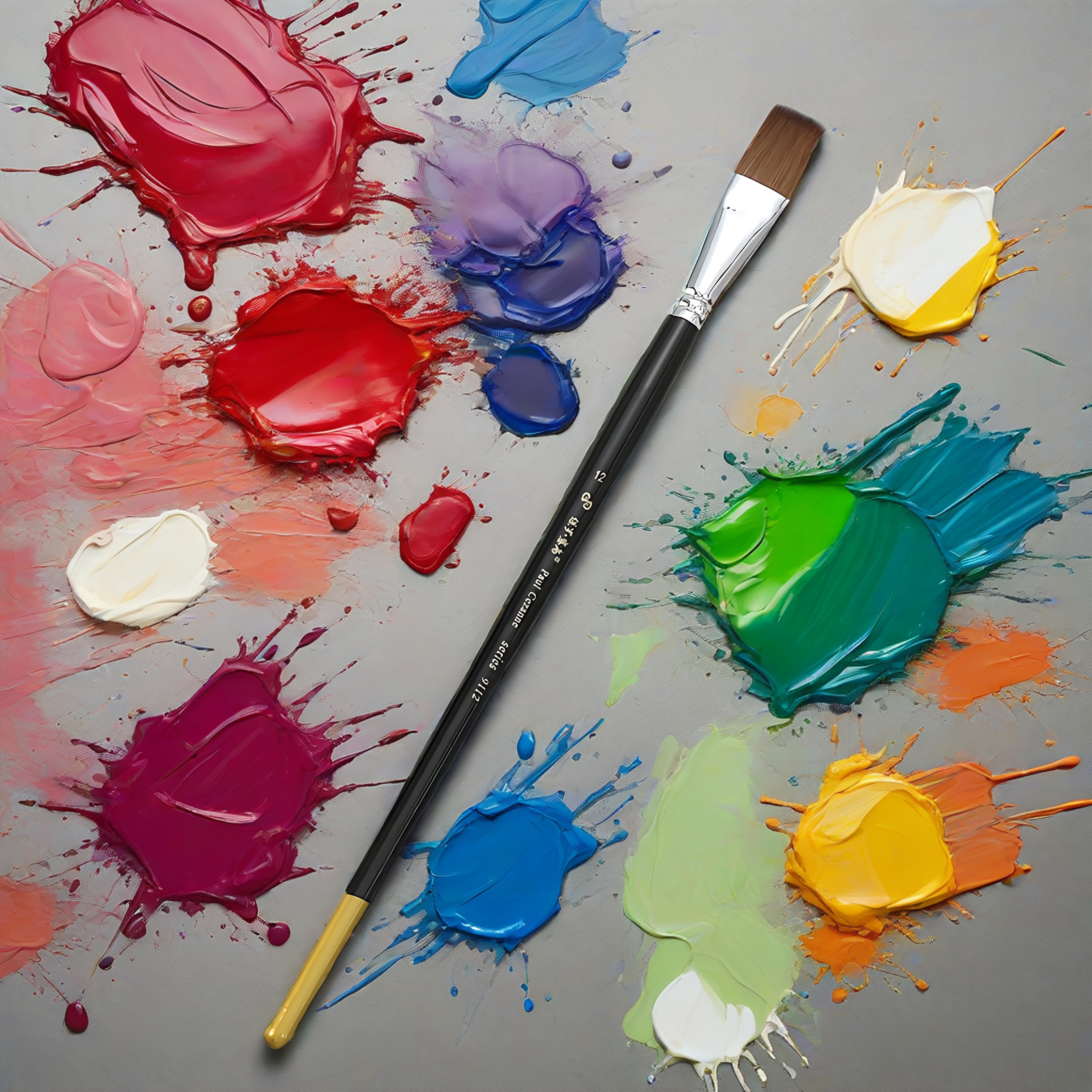 9112 Painting Brush Set with Free Storage Box, High-Quality Brushes