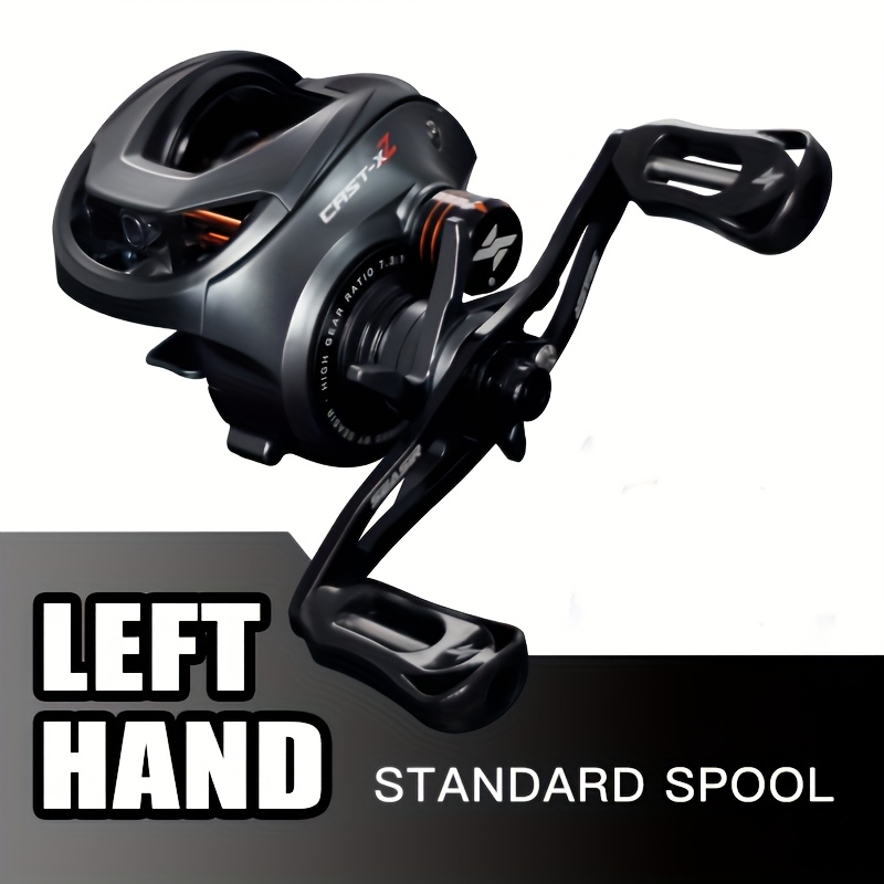 TEMU Seasir X2 Baitcasting Fishing Reel, 7.3:1 Ceramic , Washer, System, N52 Brake