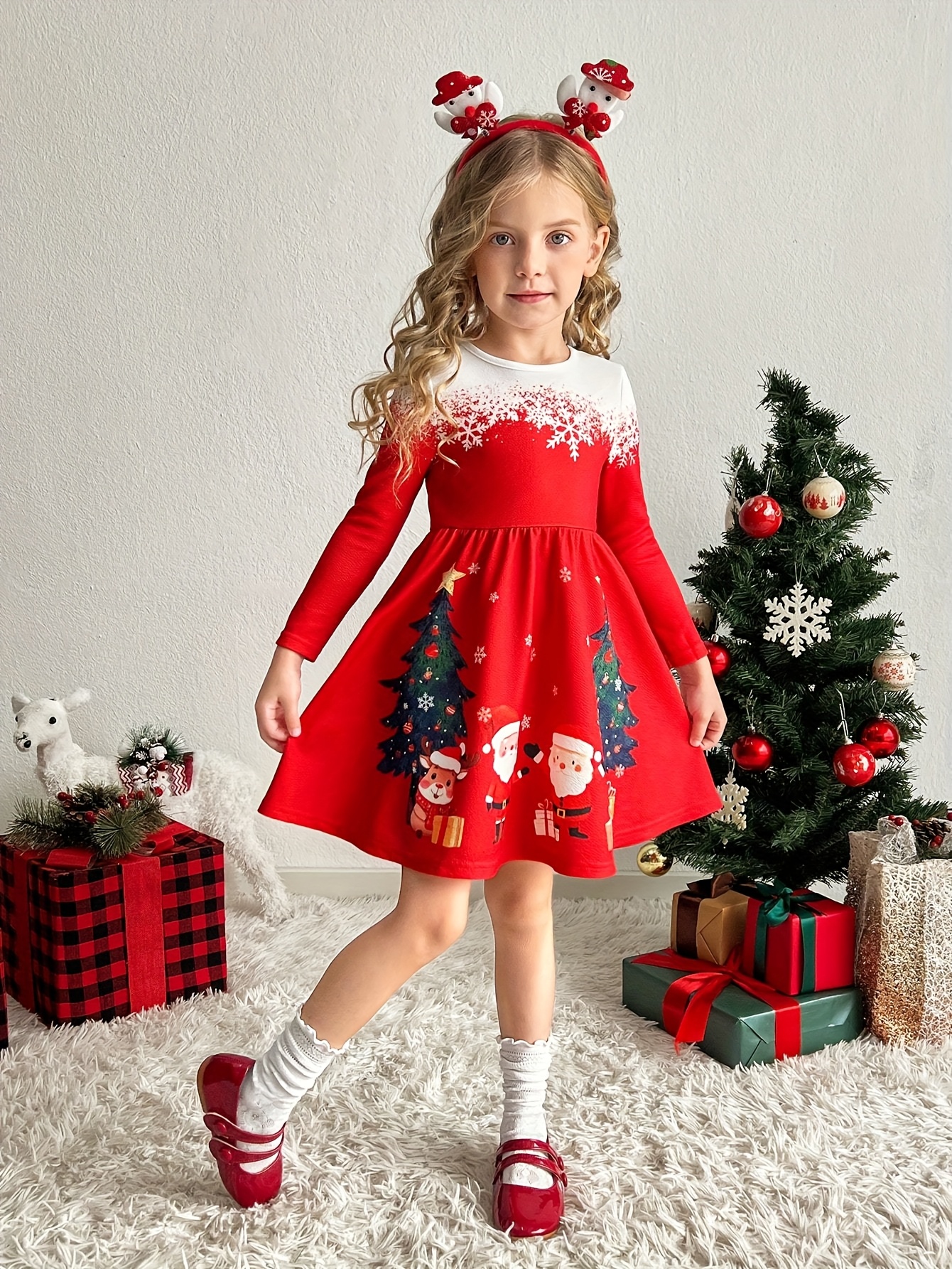 slim fit dress slacks Women's New Year Solid Red Mini A-Line Peplum Dress With Square Collar,  Sexy & Elegant Fitted Waist Long Sleeve Bodycon Dress For Christmas, Date  Night main image 1