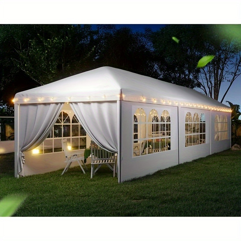 

10'x30' Outdoor Party Wedding Tent Garden Gazebo Events -8 Removable