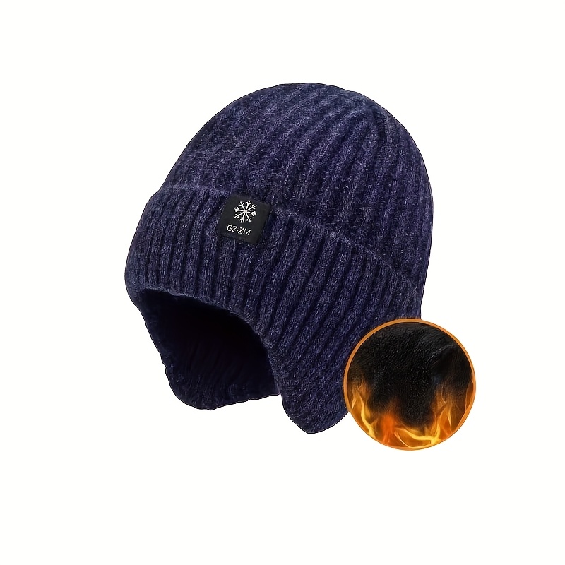 Bonnet D'hiver Sport Unisexe - Coupe-vent, Chaud, Avec Protège-oreilles - Pour Hommes, Femmes, Enfants - Polyester, Taille Ajustable