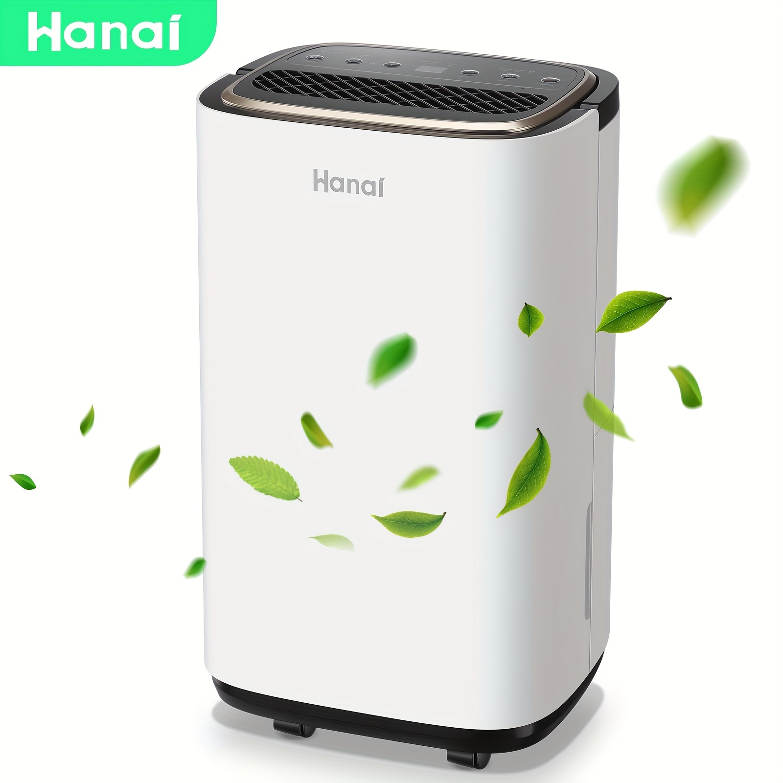 

Wanai 4500 Sq.ft 50 Pint Dehumidifier For Home & Basement Small Dehumidifiers With Drain Hose For Large Rooms, Smart Humidity Control, Air Filter, 1.59 Gallon Water Tank