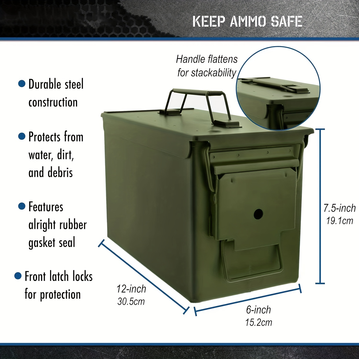 CAISSE DE TRANSPORT MCU100 POUR MUNITIONS