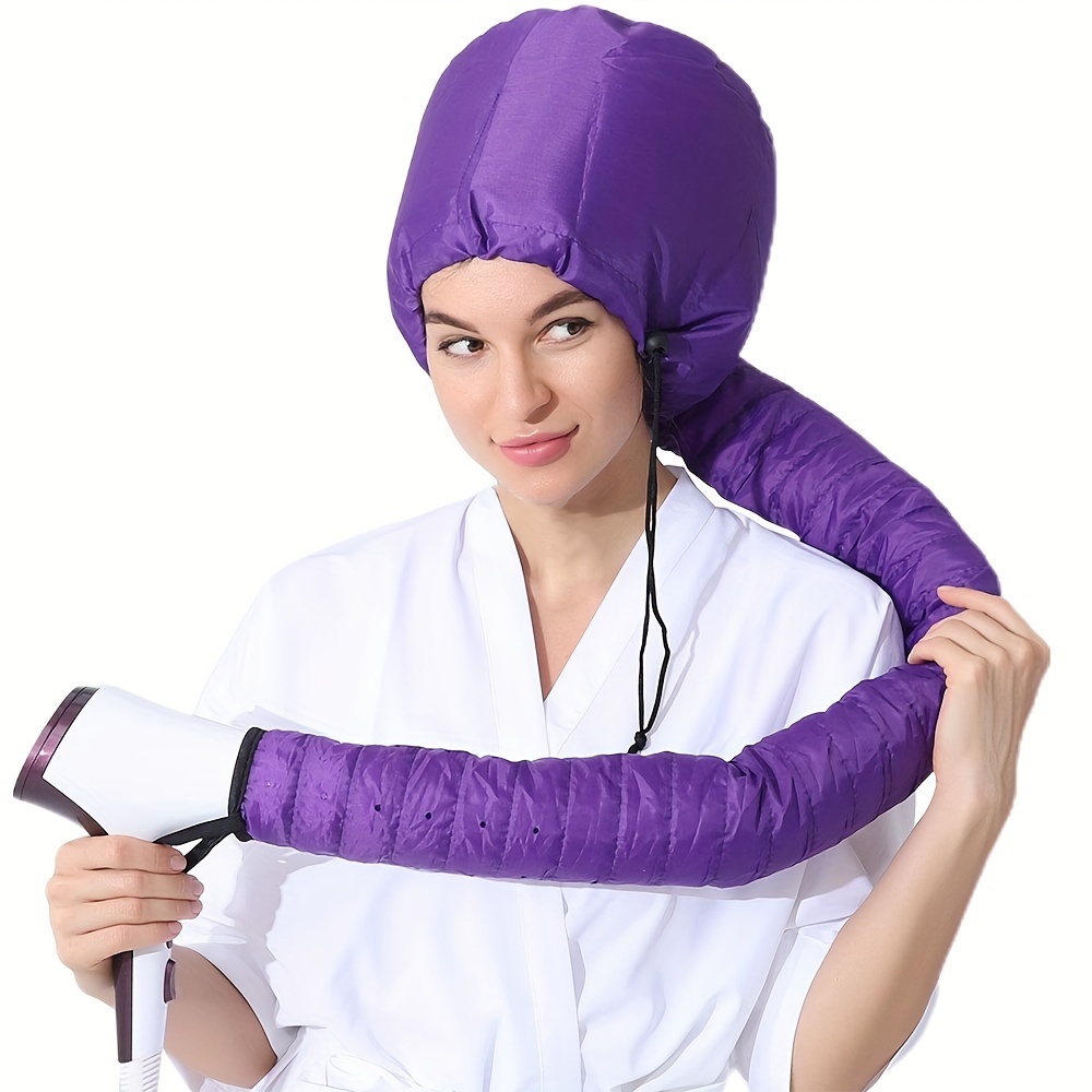 

Purple Dryer , Polyester Cap, Portable Drying Cap For Women, Unisex Adult, , -free, , Tool