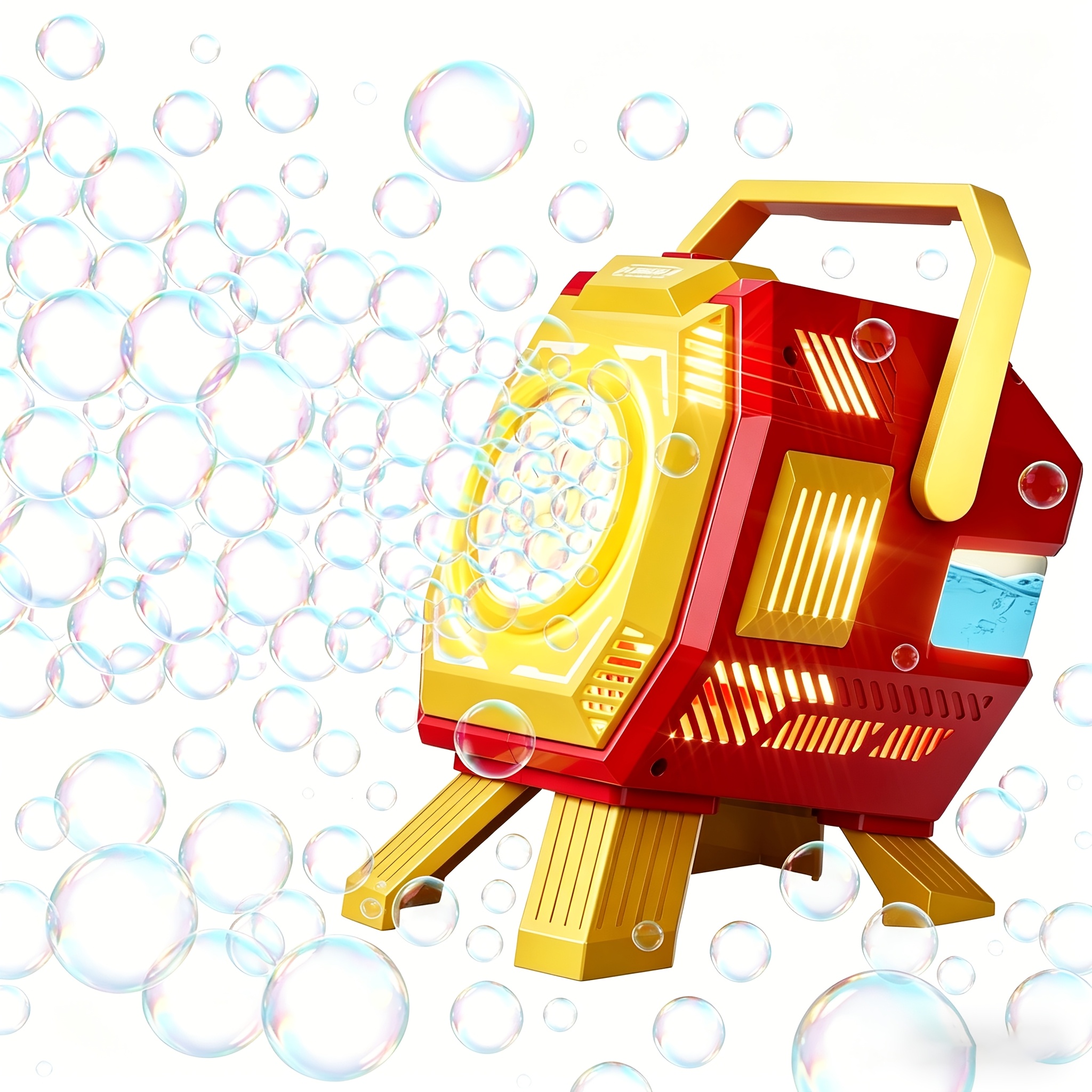 new high   machine   strong bubble output with stand and handle multi color   suitable for children 3