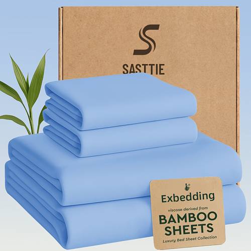 extra deep sheets suitable for to king beds breathable fitted sheet set with deep pocket machine washable soft bedding for bedrooms contemporary style multi size