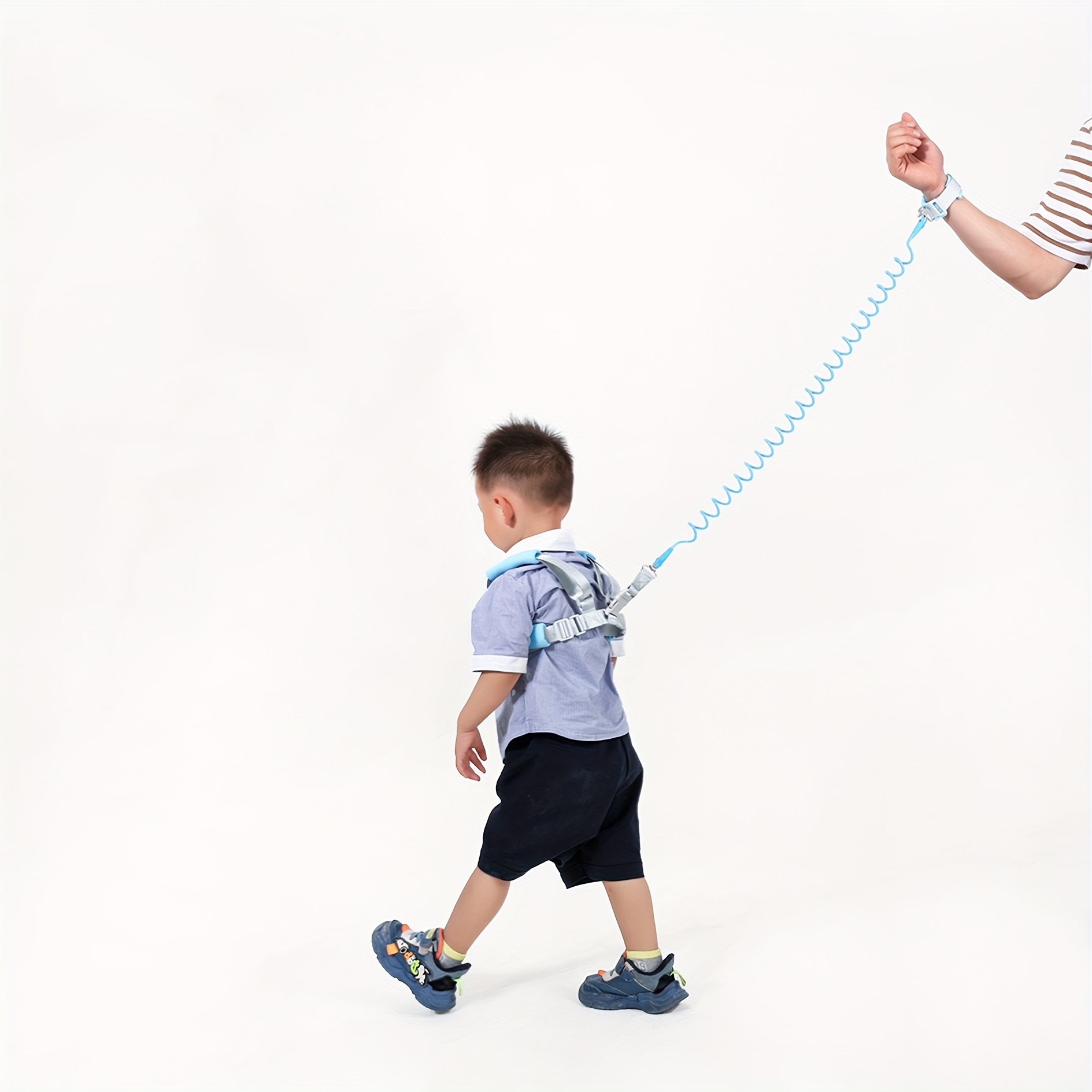 Laisse Enfant 2,5 M Avec Bracelet Sécurité Ajustable – Anti-perte Pour Supermarché, Parc, Aéroport