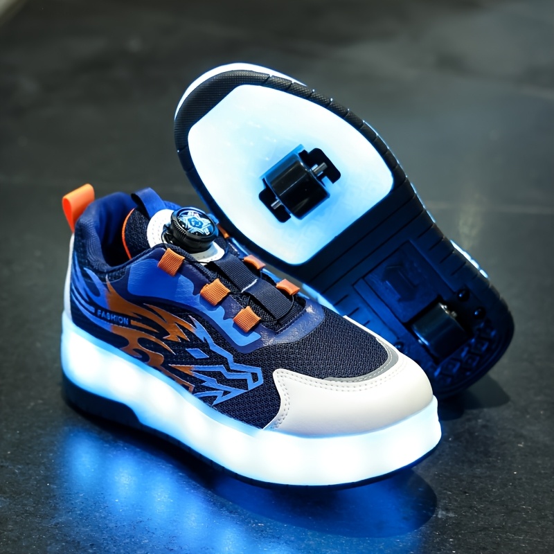 chaussures marche chargement usb couleur led chaussures Temu
