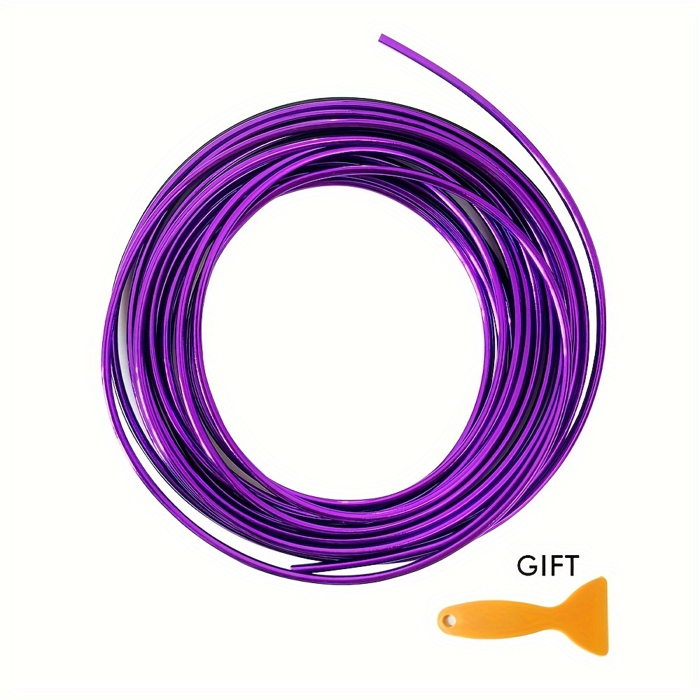 Image of 1pc Car Interior Decoration Strip U-shaped Slit Strip Air Outlet Decoration Strip Car Panel Electroplating Decoration Strip Cheap Car Decoration Parts