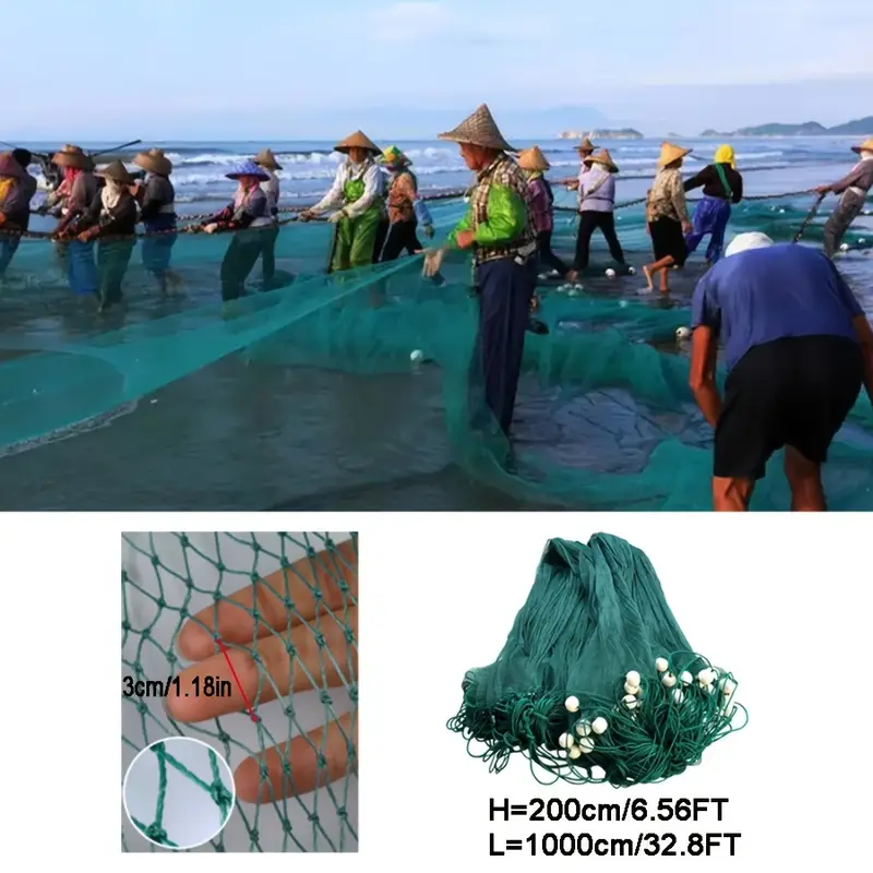 Traditional Handmade Fishing Net Trawl Net Fishing Net Fish - Temu