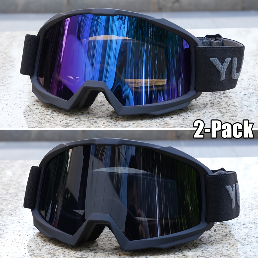 2-Pack Trendy Ski Goggles Ultra Lightweight High Cost-Effective
