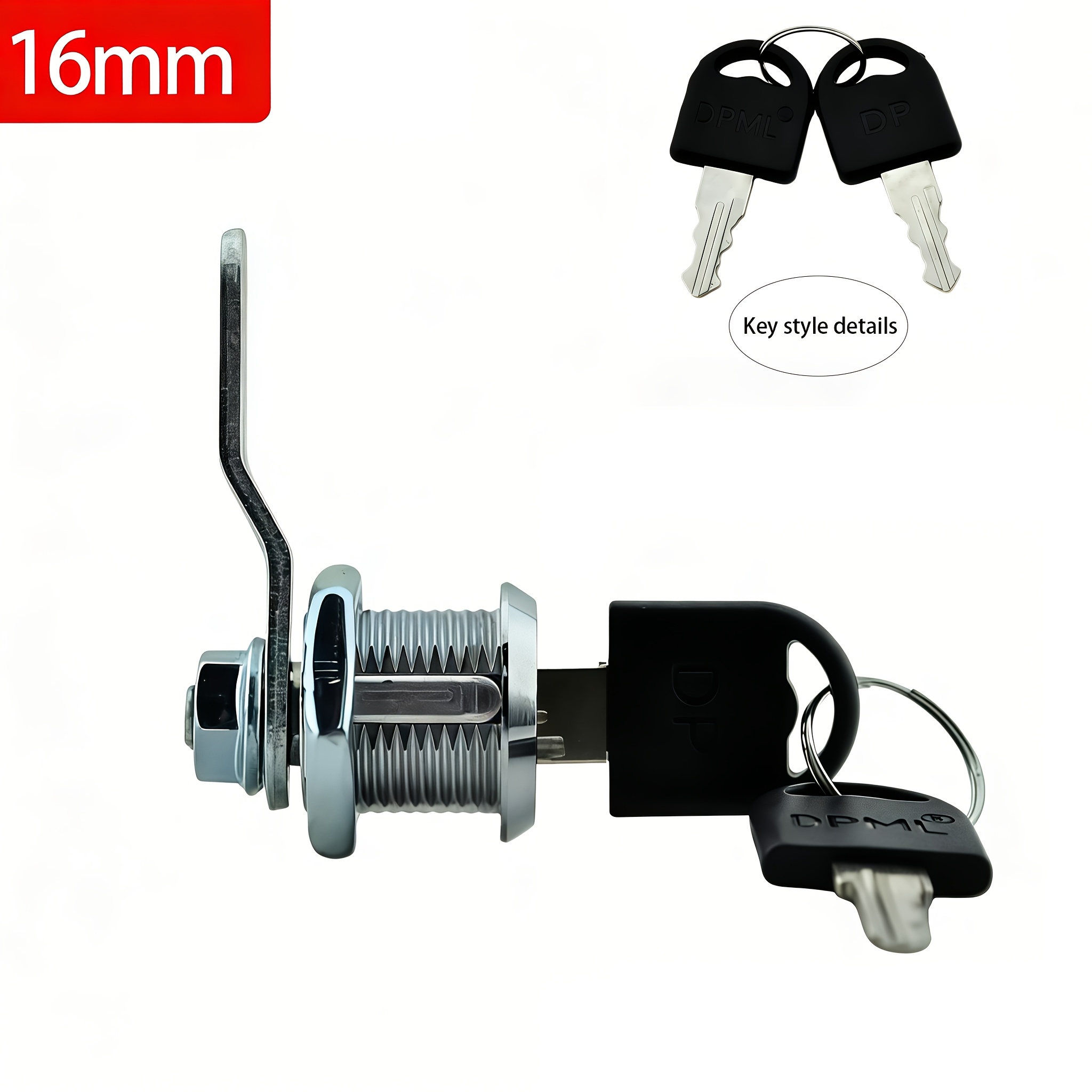 a mailbox lock     sizes 16 20 mm suitable for cabinet locks file cabinet locks tongue locks and drawer locks   used for mailboxes toolboxes cabinets file cabinets drawers display cases and vending machine doors