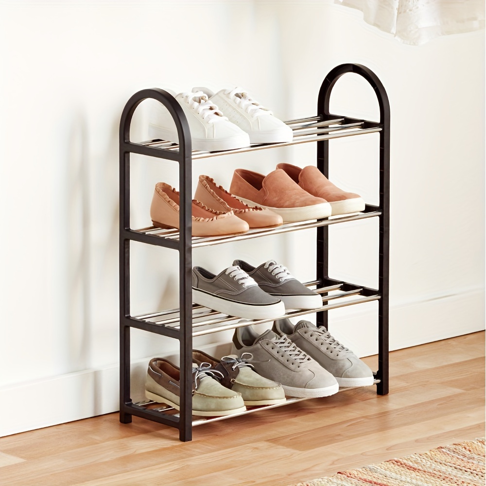 ORLESS Wader Hangers 4-Pair Boot Rack Garage Storage, Cowboy Boot Holder, Metal Wire Organizer For Entryway