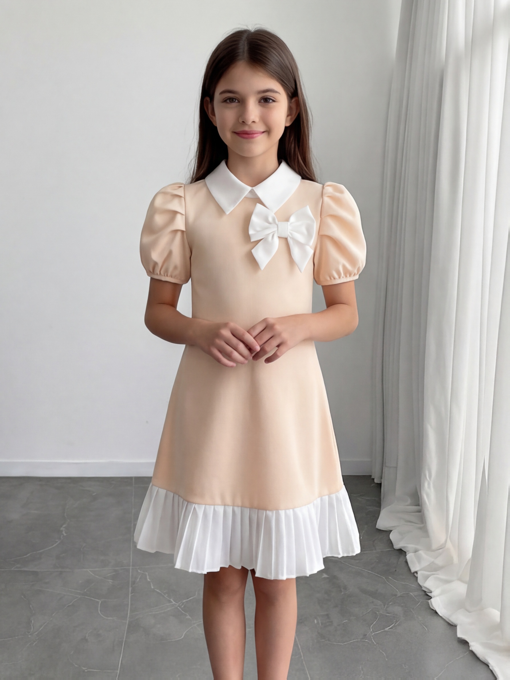 trendy dresses for teenage girl summer teen girls 8 12yrs big kids apricot Birthday Color:Gold Champagne Bouquet SID-UT2406453 Karen Millen Floral Crochet