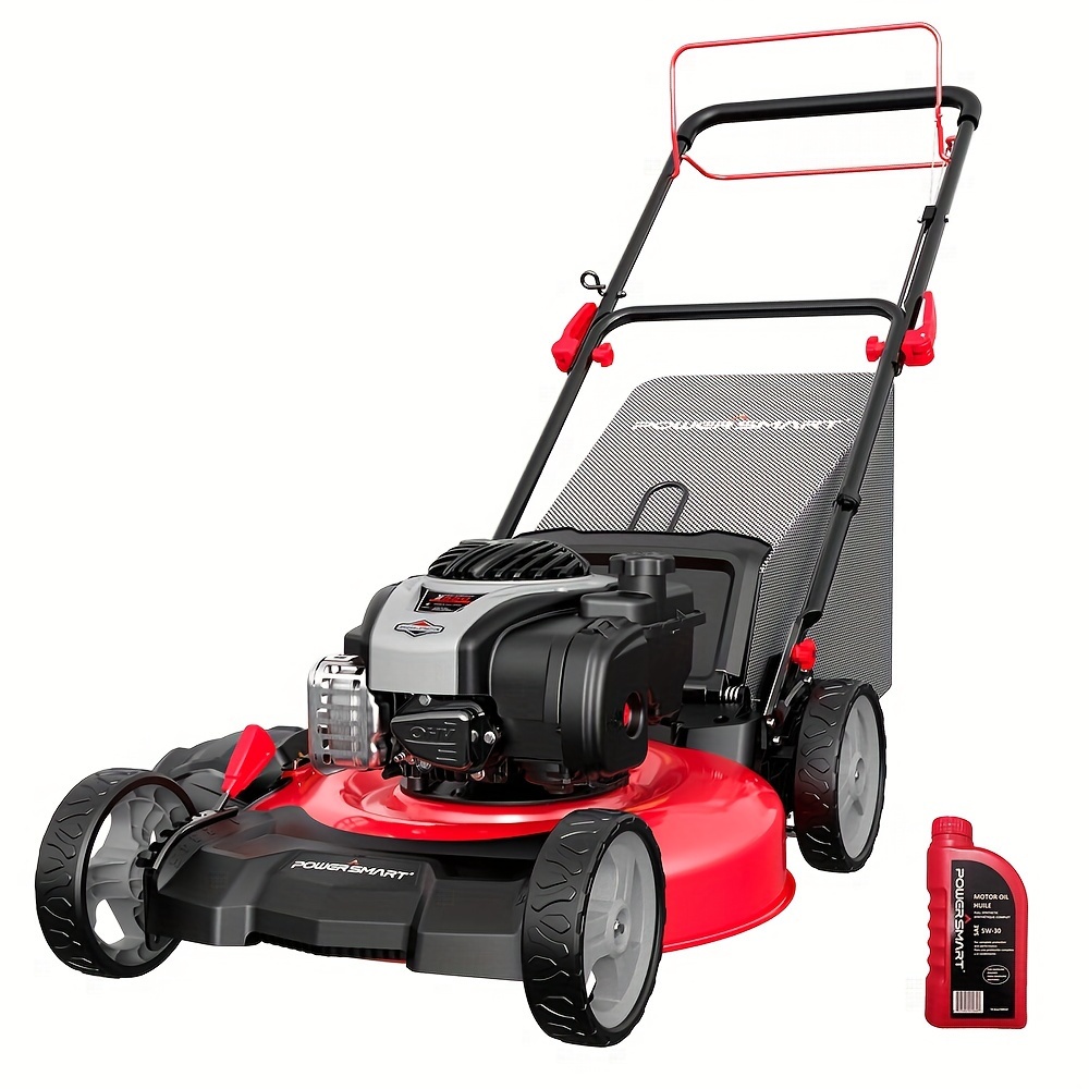 

Powersmart Self Propelled Gas Lawn Mower, 22-inch 140 Cc And Engine, 6-position Height Adjustment Hb8622s