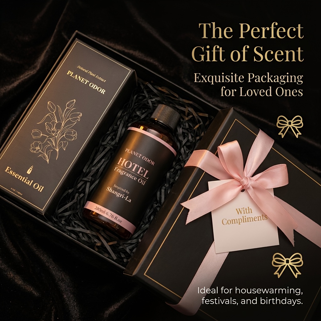 TEMU Black Friday Cyber 200ml -la Hotel Inspired Diffuser Refill Oil, Large Capacity Cost- Fragrance Supplement Liquid, Soft For For Winter Xmas Home