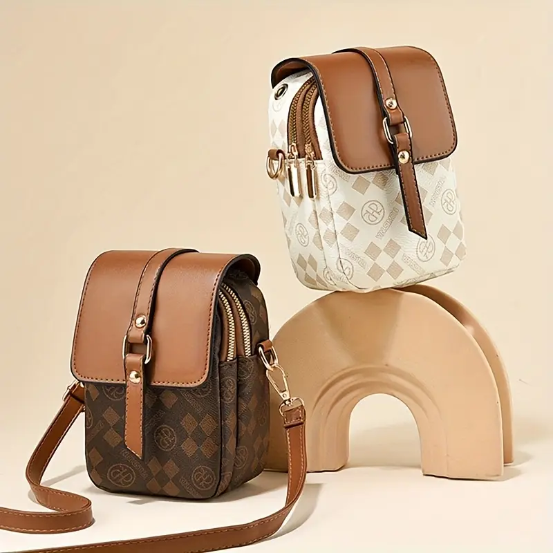 2025 new womens mobile phone bag multi layer practical niche versatile large capacity small bag ladies fashionable lightweight shoulder bag single shoulder bag crossbody bag details 3
