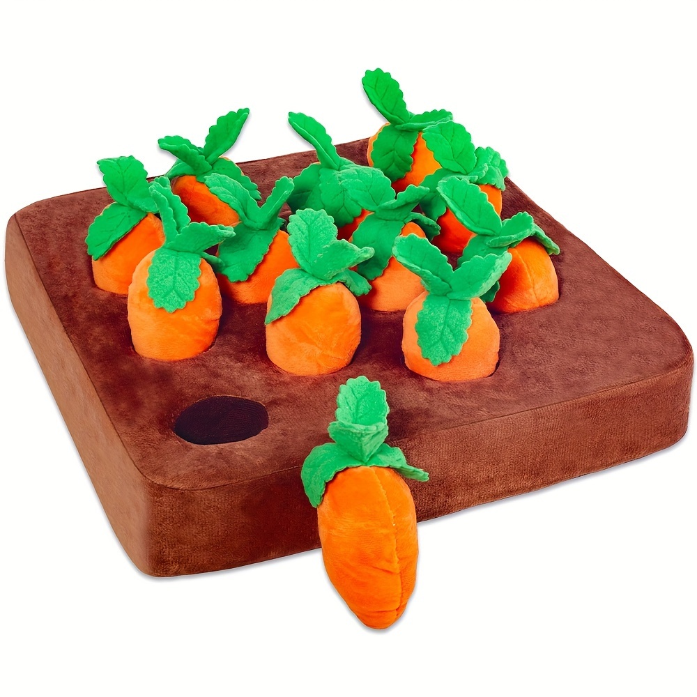 

Toys For Toddlers, 12pcs Carrot, Radishes Toys Carrot Harvest Game, Soft Orange Plush Vegetable Plush, Memory Game Radishes Fine Motor Skill Gifts For Kids 3-5
