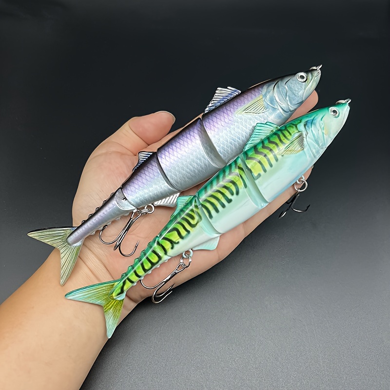 

1pc Multi-jointed Sinking Fishing Lure, 20cm/55g, Realistic Swimming Action For Bass, Trout & More - Abs Material