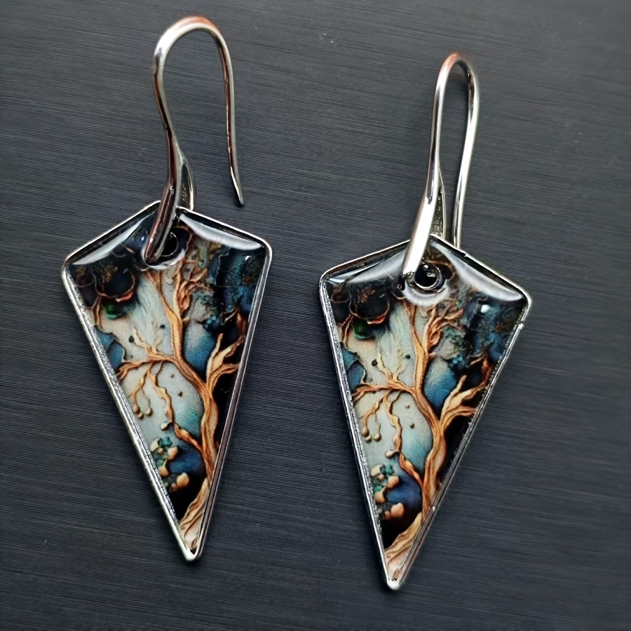 TEMU Set Of 2 Stylish Retro Bohemian Earrings For Men And Women, Perfect For Thanksgiving And Christmas Gifts For Ones, Daily Jewelry Presents, And