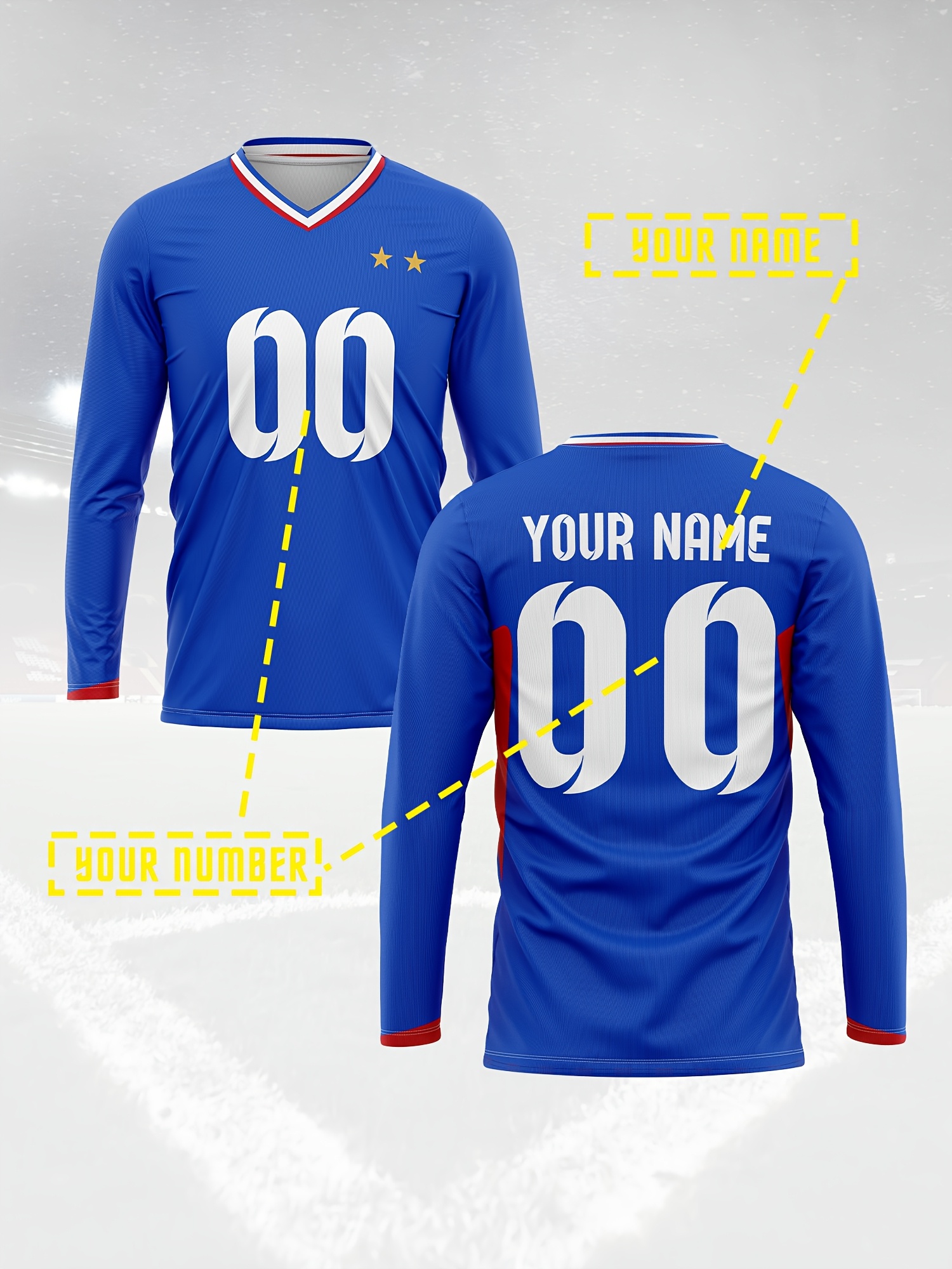 men's personalized colombia soccer jersey custom name number