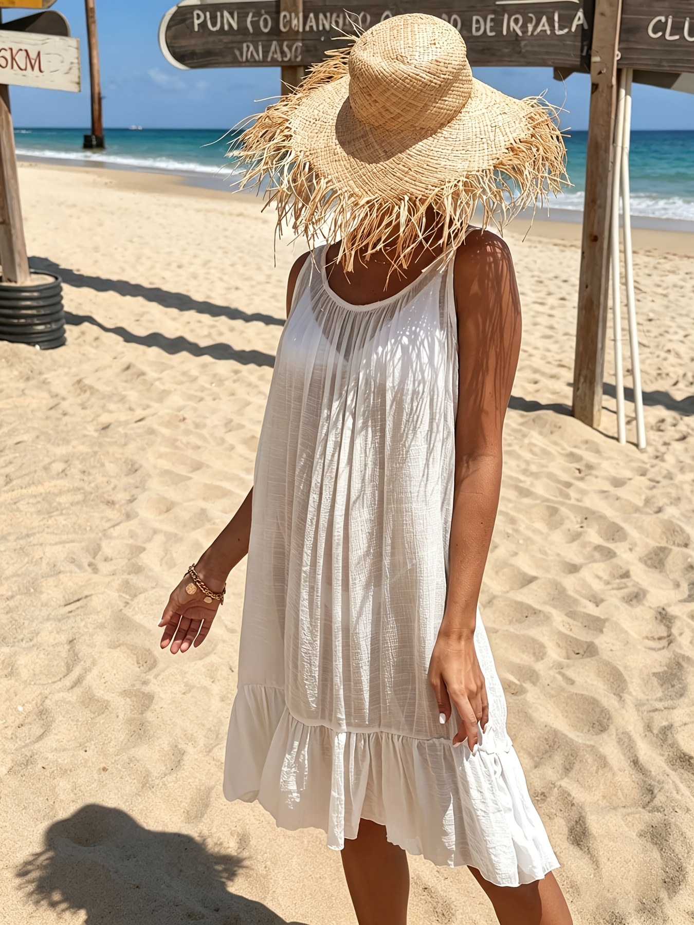 white dress for beach wedding guest 10 All Welcome Party ideas or dress it up with heels for special White wedding linen dress Marbella,