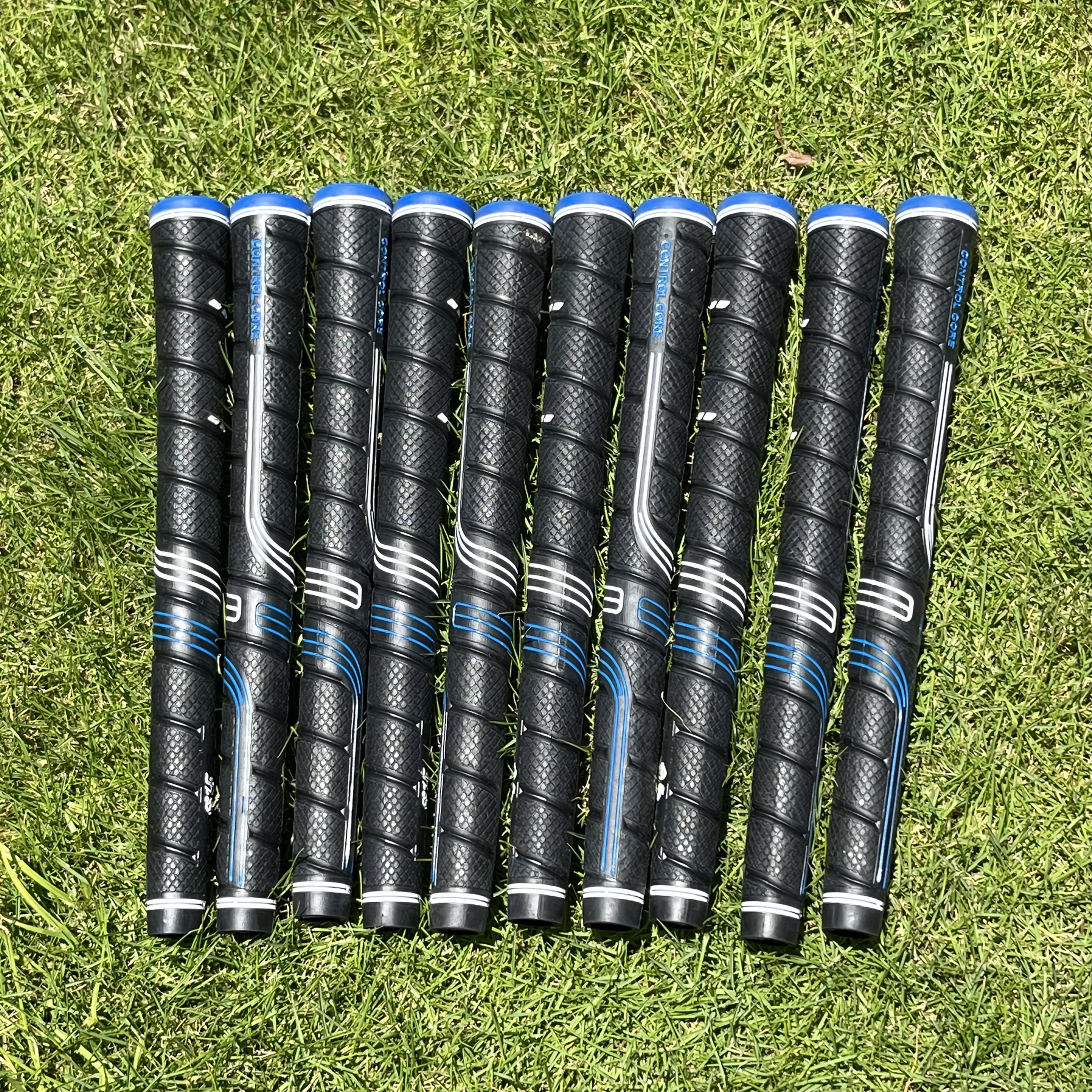 10pcs Golf Grips - High-quality Rubber, Wear-resistant & Durable, With Textured Grip Design For Control & Durability