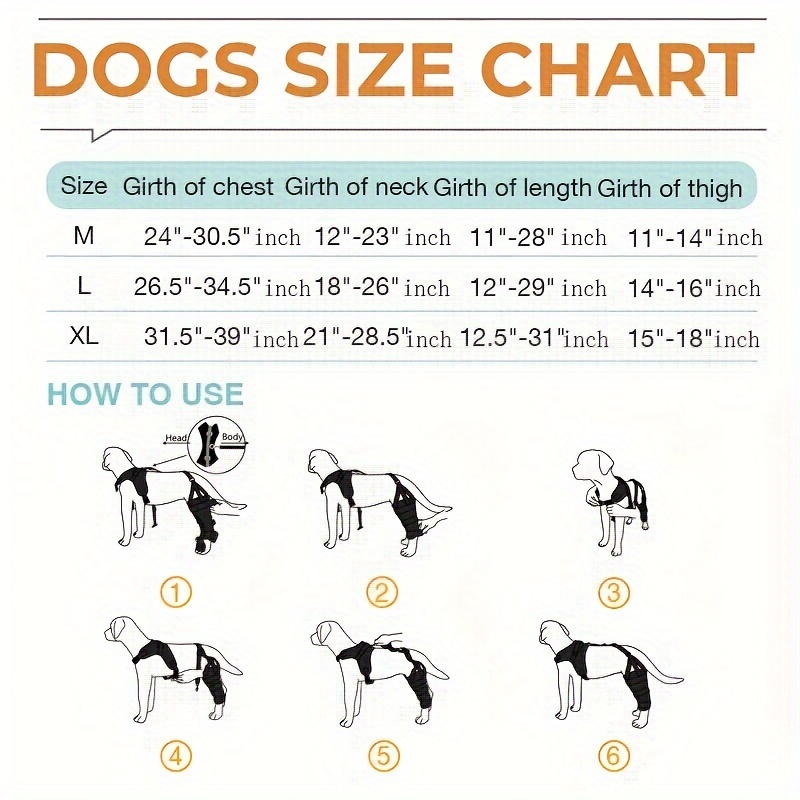 Dog Knee Brace Torn Acl Hind Leg Patella Luxating Joint Pain Temu