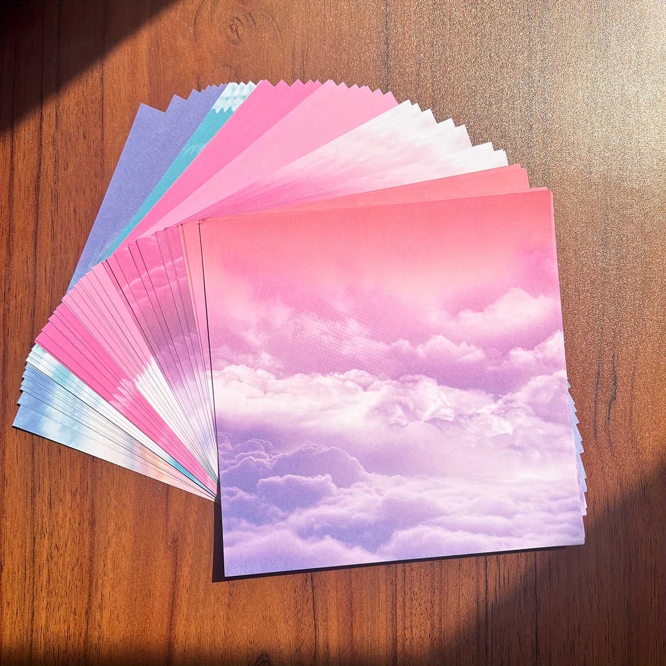 

50 Sheets Of Color Paper, Decorative Paper, Diy Art Craft, Creative Colored Paper