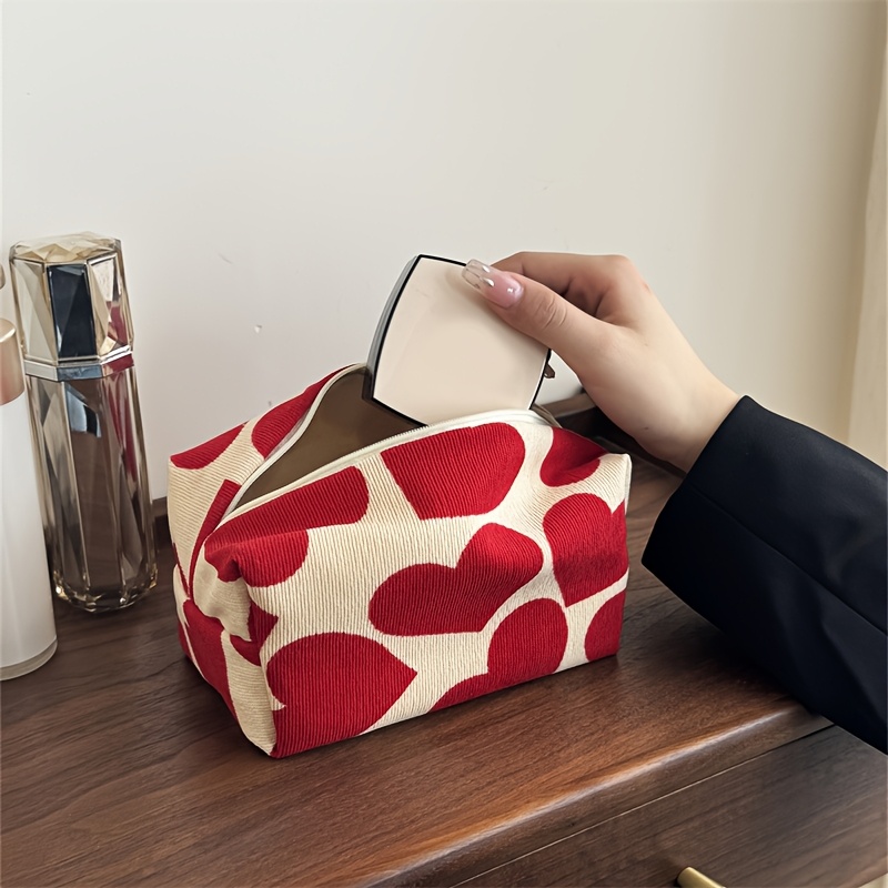 

Pattern Cosmetic - Makeup Bag Polyester Lining, No , , Organizer, For , , , Sanitary Products, , Zippered