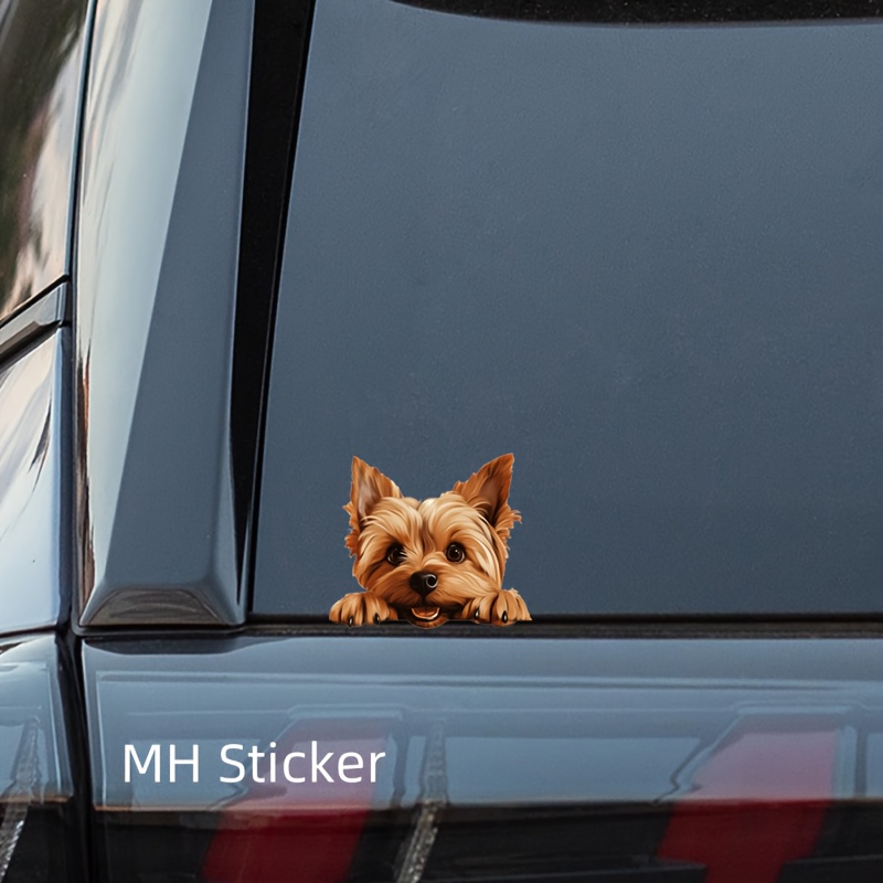 

1pc Silky Terrier Premium Vinyl Sticker For Cars, Windows, Laptops, Walls & More - Yorkshire Terrier Design, Matte , Self-adhesive, & Easy To Apply, Dog Stickers