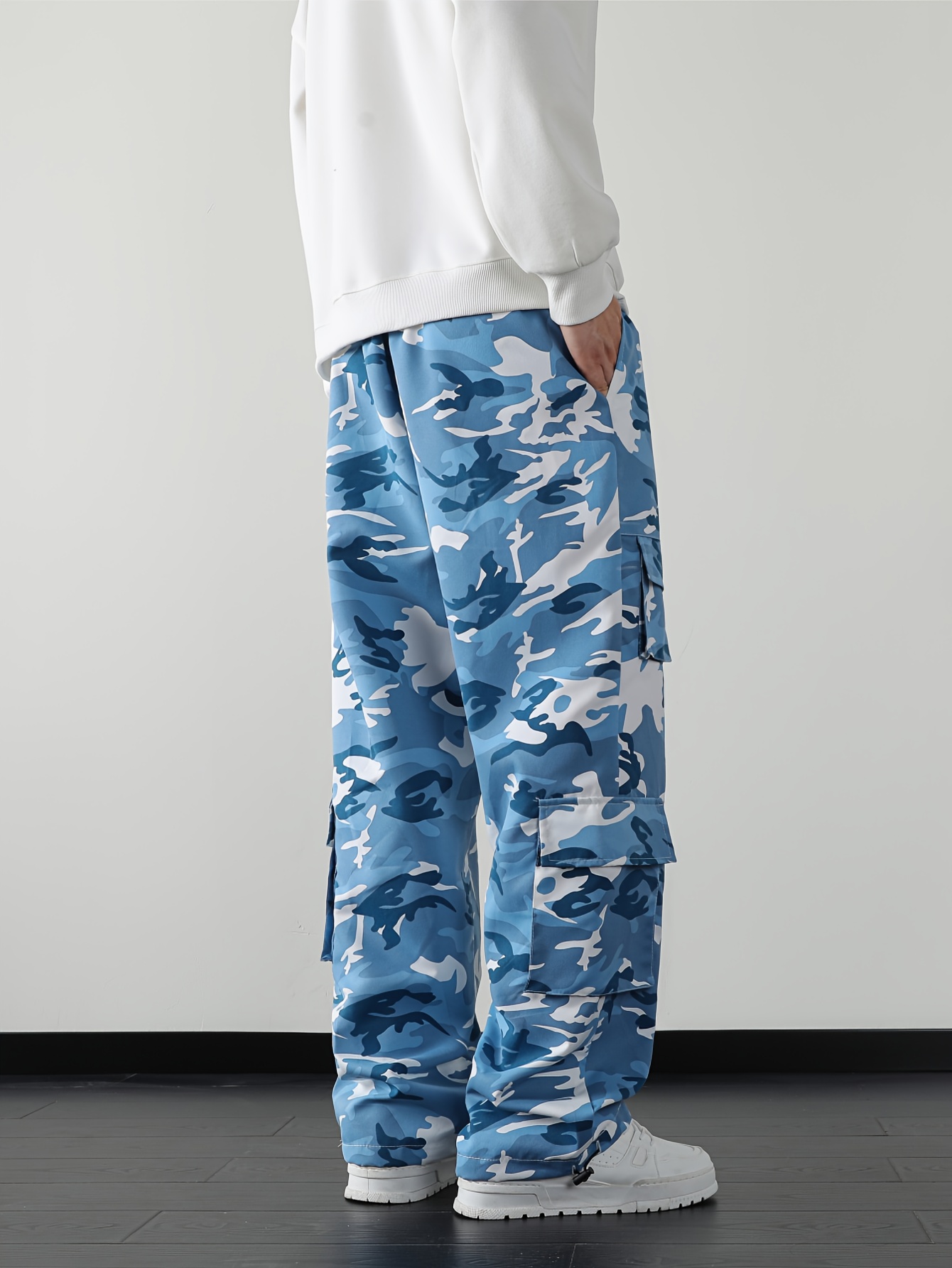 obm mens american streetwear camo pants loose fit multi Temu