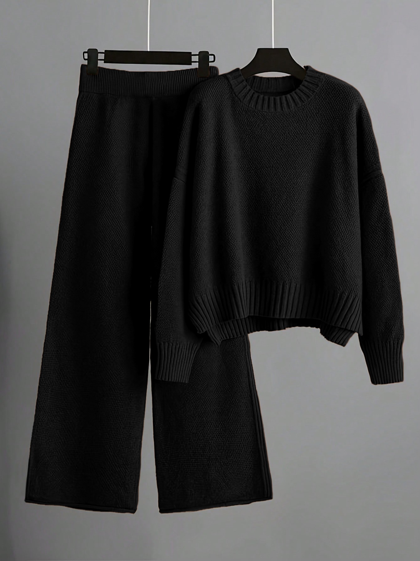 mönstrad rundhalsring i enfärg med och lång - Temu Sweden