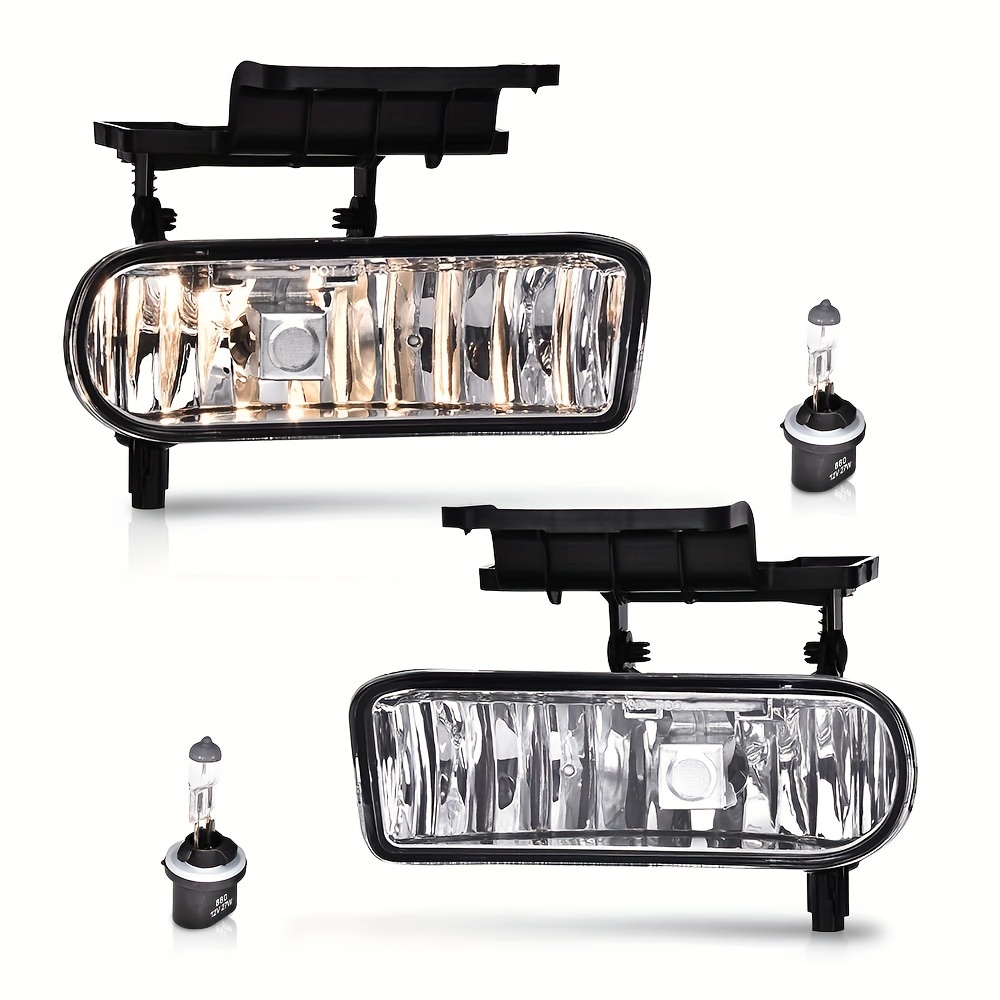 TEMU Fog Lights Bumper Driving Lamps For Chevy For Silverado 99-02 For For 00-06